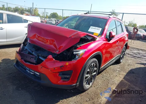 2016 Mazda Cx-5 Grand Touring z USA, uszkodzony, nr VIN JM3KE4DY0G0732289